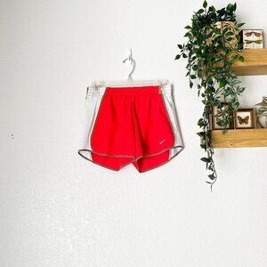 ☀️ NIKE Athletic Running Workout Shorts XS Red Green Athletic Casual Outdoors